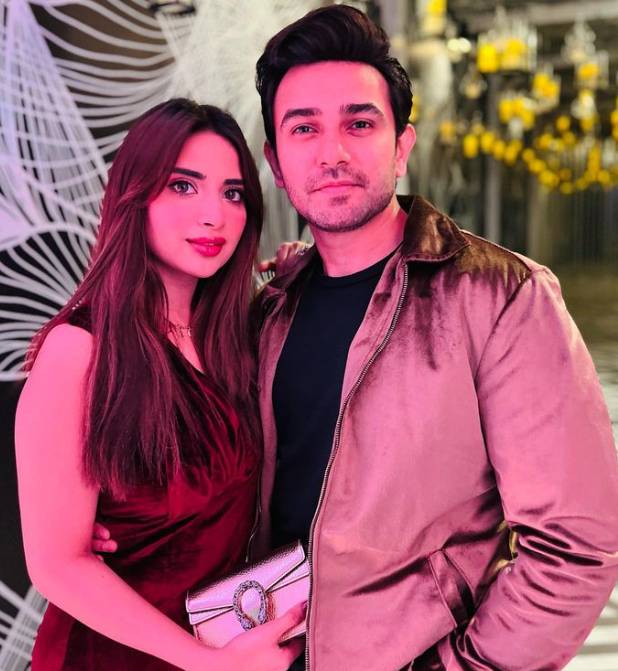 Ali Ansari surprises wife Saboor Aly on her birthday