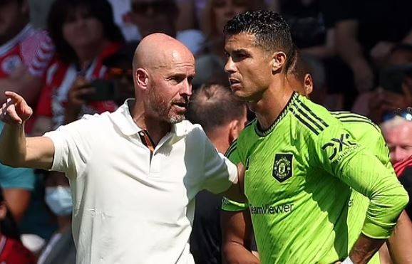 Erik ten Hag 'had to dodge mines laid by Cristiano Ronaldo' during his first months