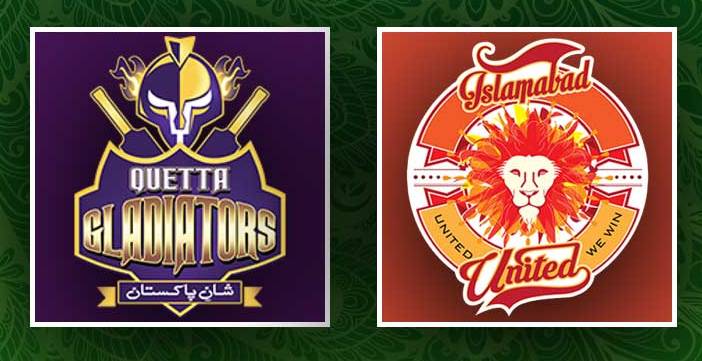 Islamabad United, Quetta Gladiators lock horns tonight as race for playoffs intensifies