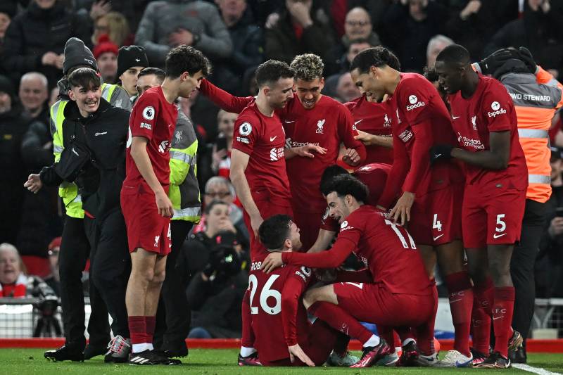 Salah sets new record as Liverpool thrashes Man Utd 7-0