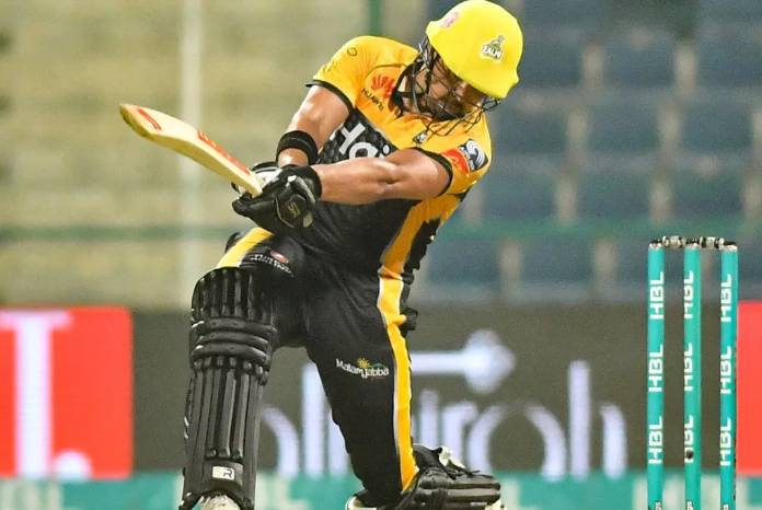 Peshawar Zalmi’s batting against Lahore Qalandars continues