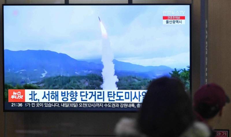 North Korea fires ballistic missile ahead of US-South Korea drills