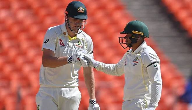 Khawaja, Green have Australia cruising in fourth India Test