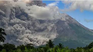 Indonesia's Merapi volcano erupts, covers villages in ash