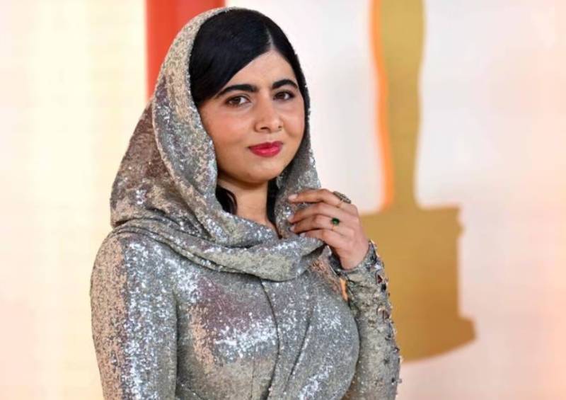 Malala dazzles in silver sequins at Oscars, outsmarts host’s awkward question