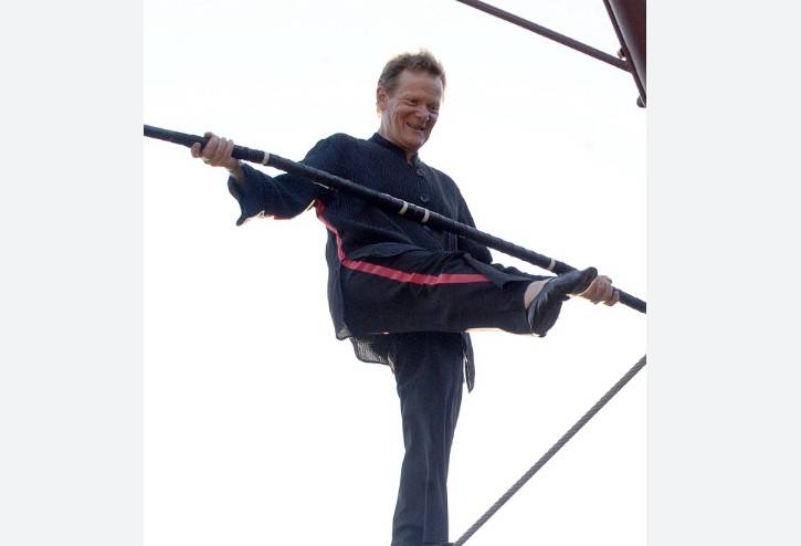 'Man on Wire' Philippe Petit still risks it all at 73