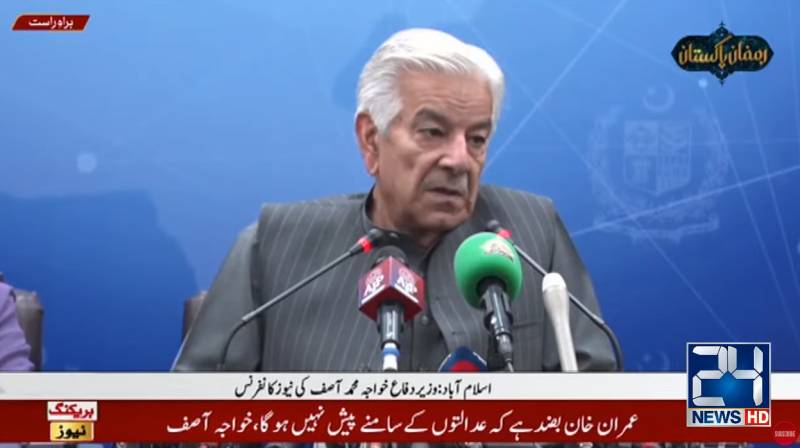 Imran’s narrative about conspiracy of his murder a lie: Kh Asif