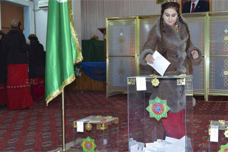 Turkmenistan stages parliamentary elections