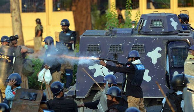 Police armed to the teeth deployed at IHC