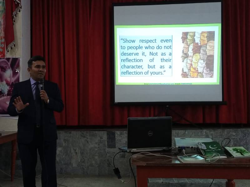 Workshop on conflict management at Murree's Convent School