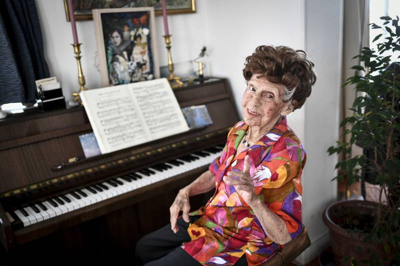 The pianist who's been playing for more than 100 years