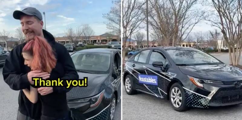 Famous YouTuber Mr Beast gives brand new car as ‘Tip’ to waitress