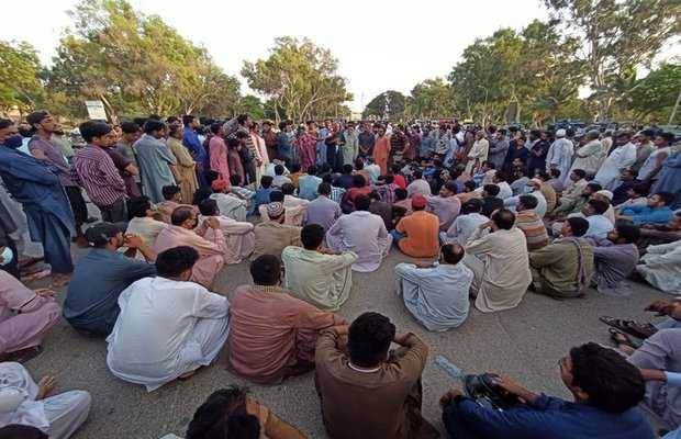 Steel Mills workers stage protest sit-in