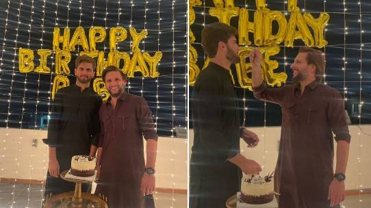 Shaheen Afridi turns 23; celebrates birthday with family, father-in-law