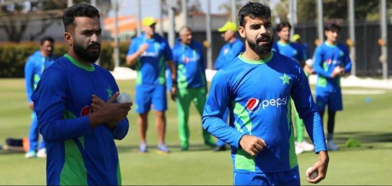 Pakistan team start practice for ODI, T-20I series against New Zealand 