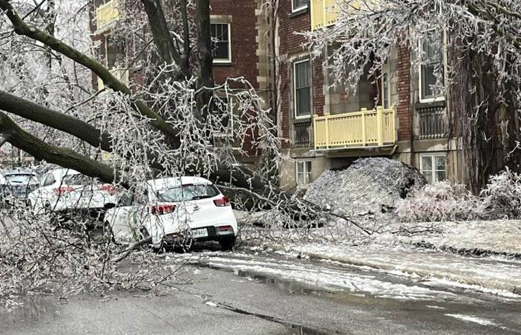 Canada ice storm leaves two dead, million without power