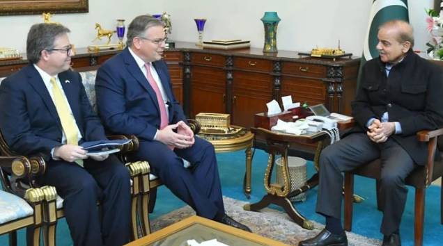 US envoy Blome calls on PM Shehbaz