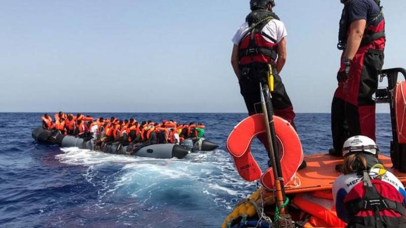 Two migrants have died and around 20 others are missing after their vessel sank in the Mediterranean between Tunisia and Italy. 