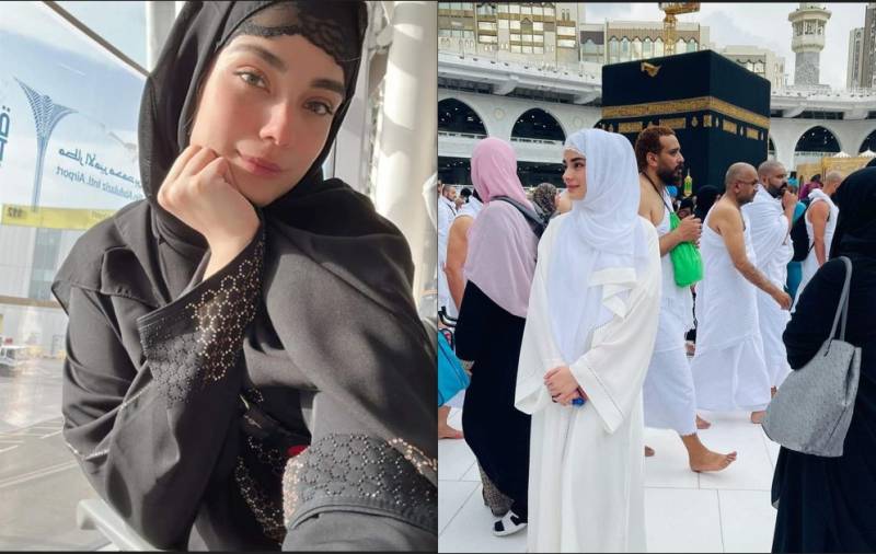 Aleezay Gabol makes viral her EMOTIONAL-DEVOTIONAL Umrah offering