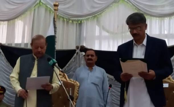 Ch Anwar ul Haq sworn in as Prime Minister of AJK