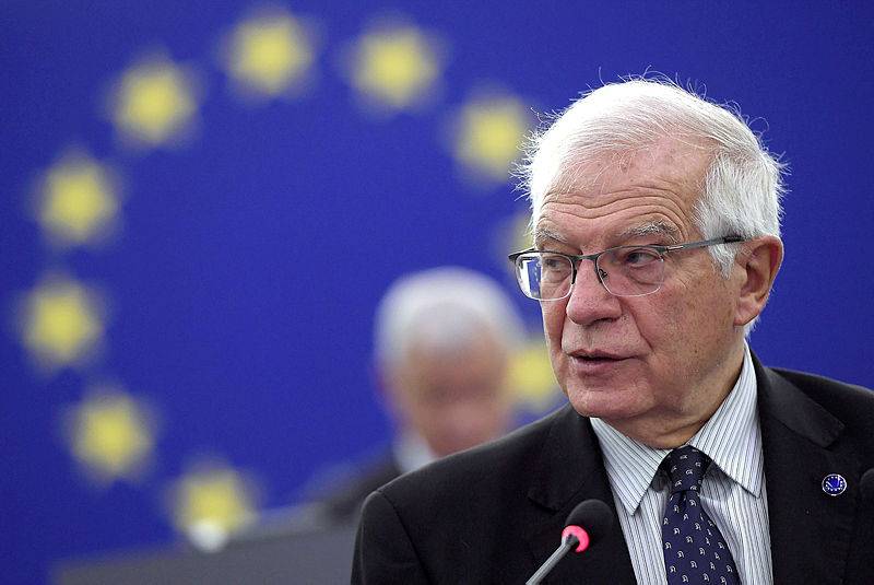 EU's Borrell asks European navies to patrol Taiwan Strait.