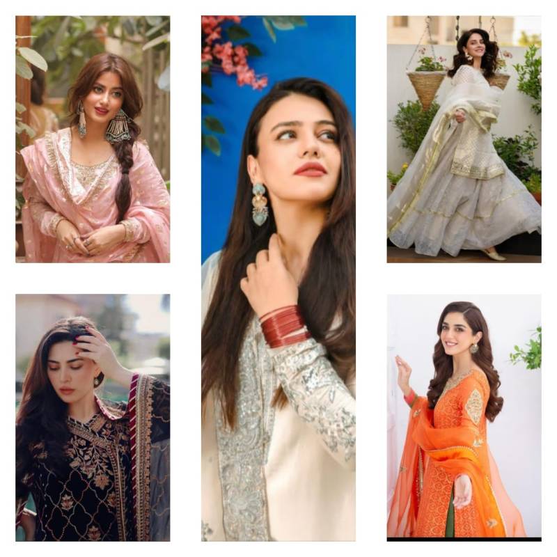 DRESSED Pakistani celebrities this Eid Ul Fitr