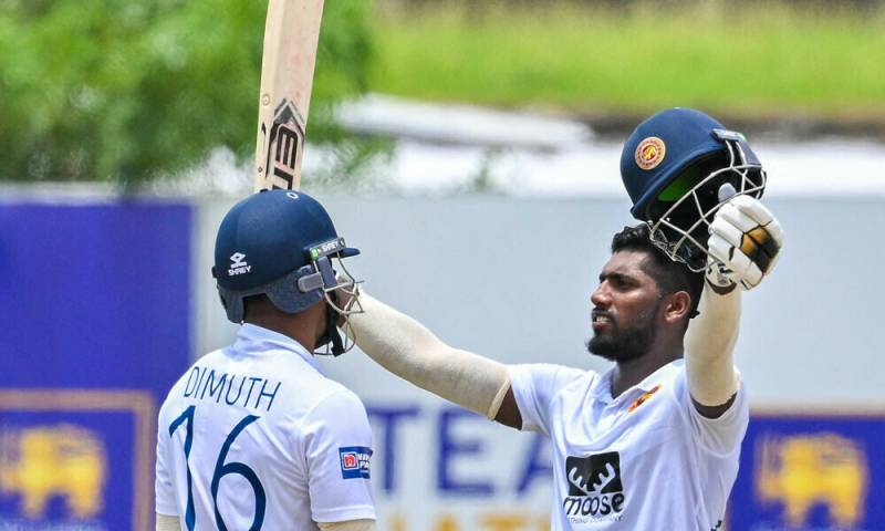 Karunaratne, Madushka hit tons as Sri Lanka pile on runs