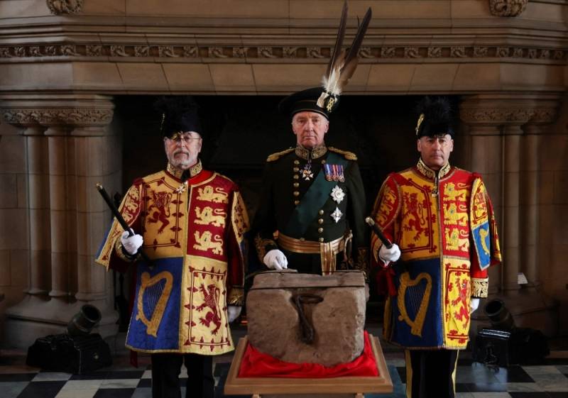 Sacred Scottish stone taken to London for coronation