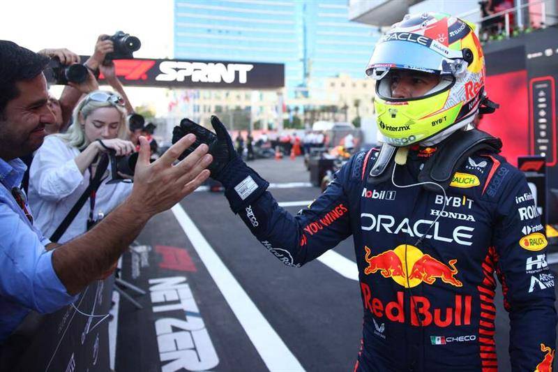 Red Bull's Perez wins Azerbaijan Grand Prix sprint race