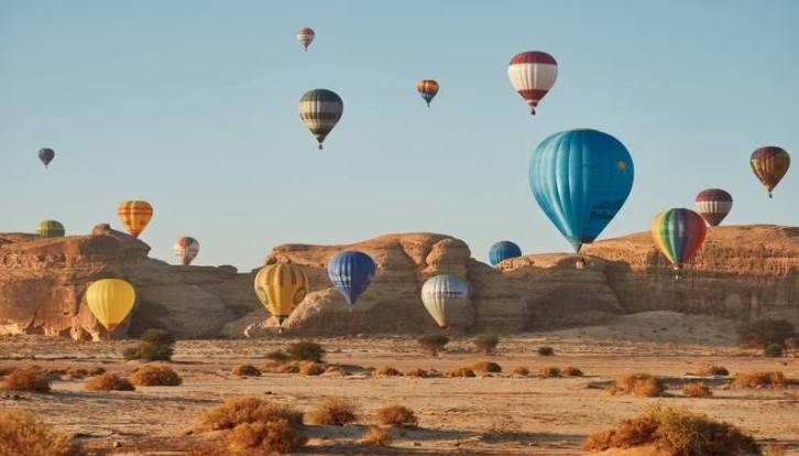 Hot-Air-Balloon Festival starts in ancient city of Saudi Arabia