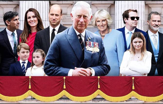 Charles and Camilla's 'modern family' attend the coronation