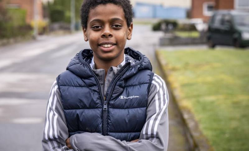 Child asylum seeker in Sweden smashes charity record