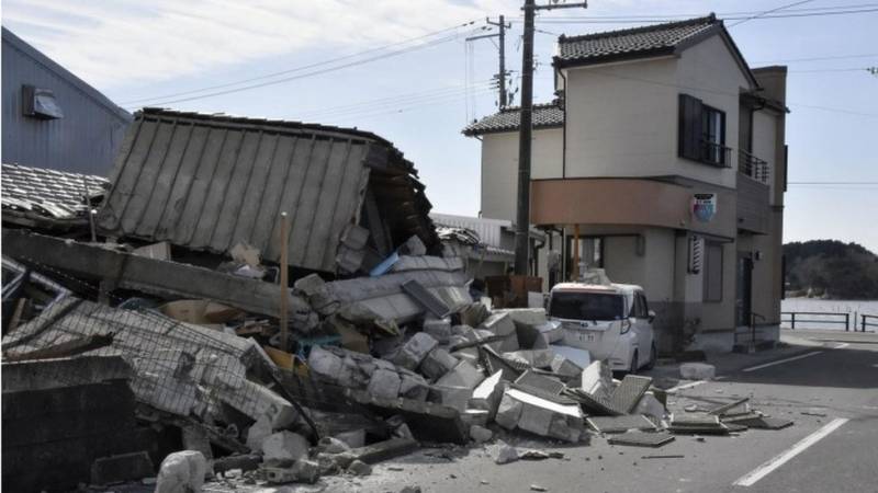 Strong earthquake kills one, destroys houses in Japan