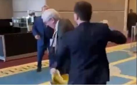 Ukrainian MP punches Russian representative at Turkey summit