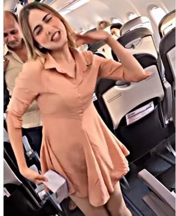 Viral video of girl dancing in the middle of flight angers many