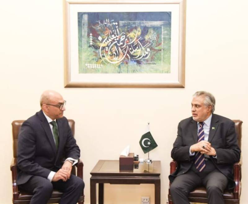 Ambassador-designate to Saudi Arabia meets Ishaq Dar