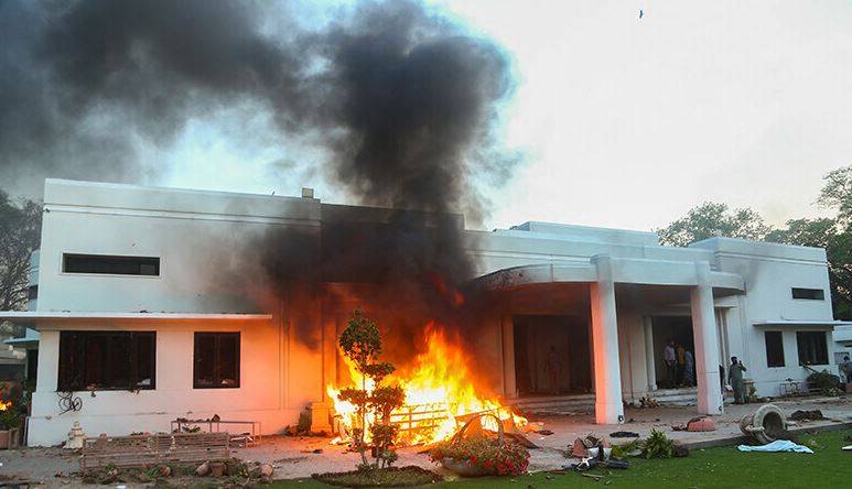 PTI leadership booked for storming Corps Commander House, killing two persons 