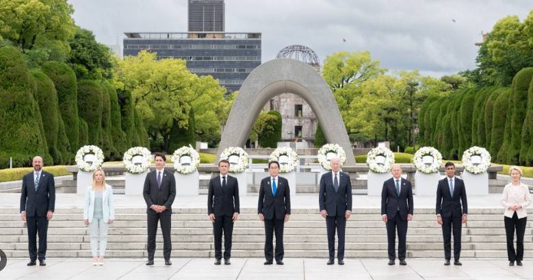 G7 leaders visit Hiroshima memorial in shadow of new threats