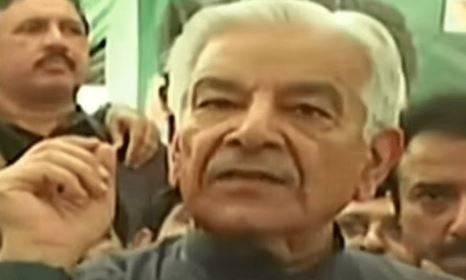 Defence Minister Khawaja Asif 