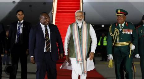 India's Modi arrives in Papua New Guinea for Pacific summit