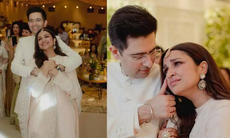 Parineeti Chopra shares love story with Raghav Chadha, fiance wipes actress tears in new unseen pictures