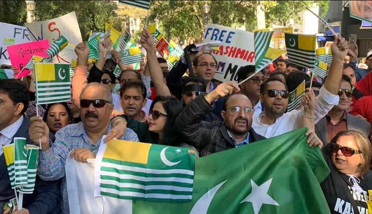 Kashmiris protest near UN building against G20 meeting in Srinagar