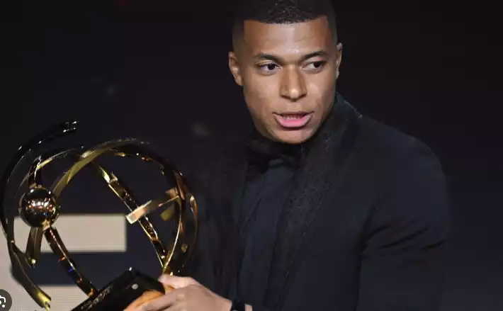 Mbappe named best French footballer for fourth time in row