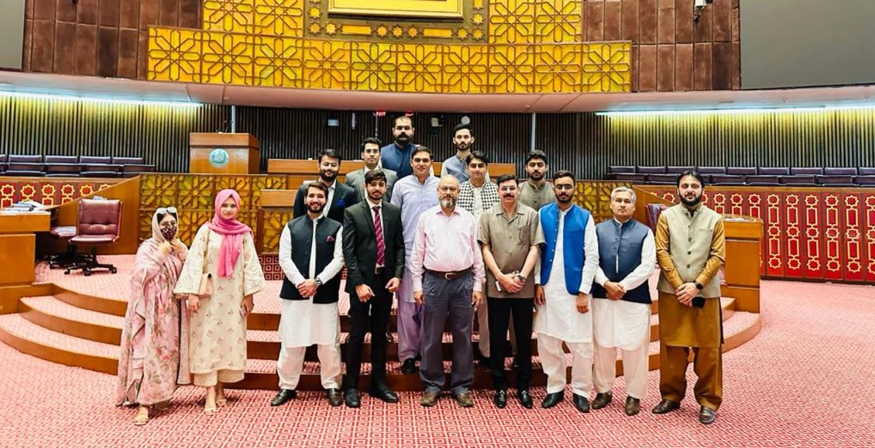 PU students visit Parliament House, Pemra