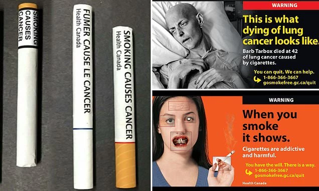 Canada to require warning labels on individual cigarettes