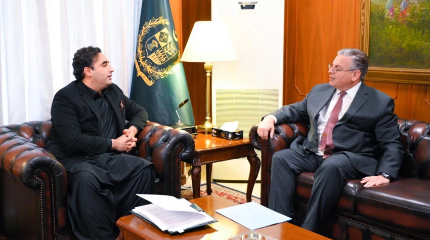 US Ambassador Donald Blome calls on Bilawal to strengthen relations