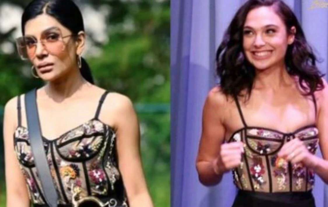 Iffat dressed in Gal Gadot-inspired BOLD CORSET JUMPSUIT has evoked shock