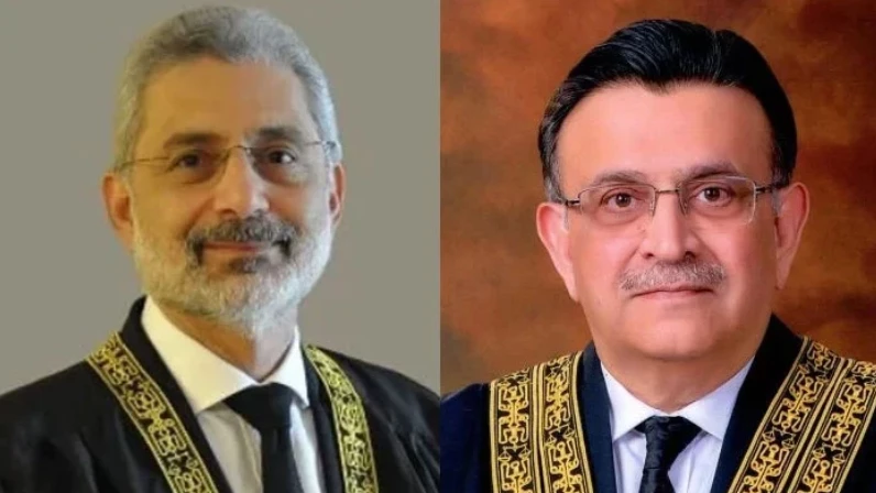 Justice Qazi Faiz issues clarification about misleading clip