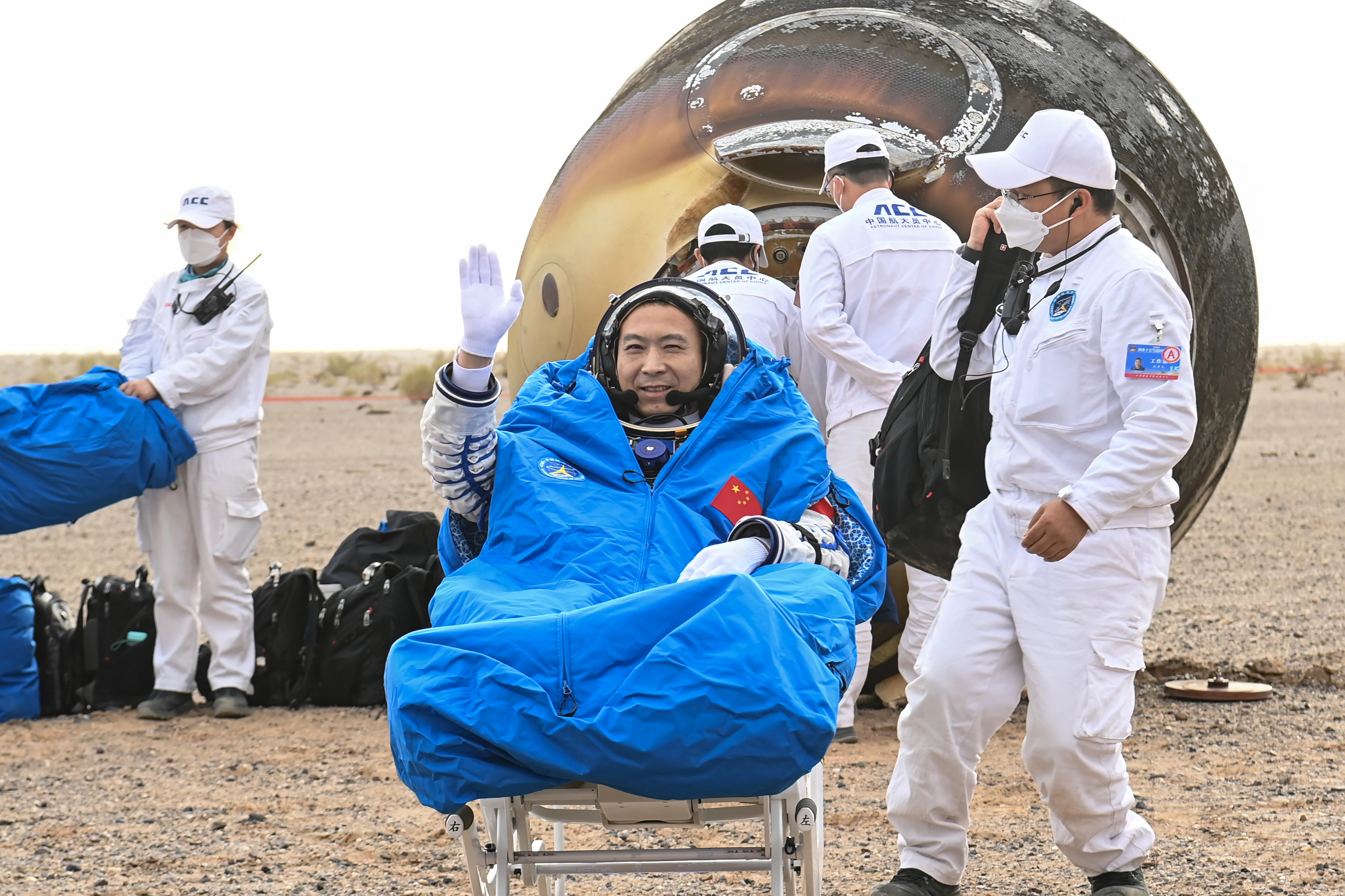 Three Chinese astronauts return safely to Earth