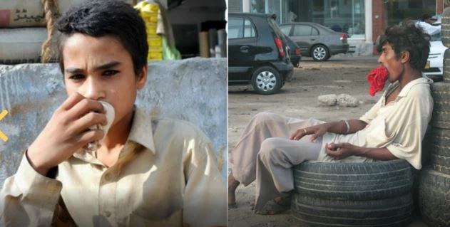 Samad Bond addiction rising among Mardan street children